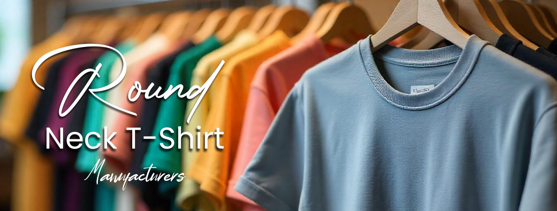 Round Neck T-Shirt Manufacture in Tamil nadu